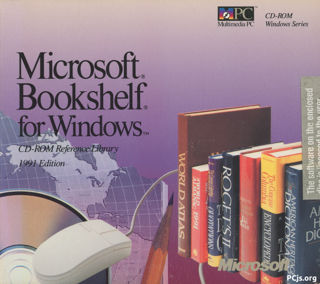 Bookshelf for Windows 1991 - Case