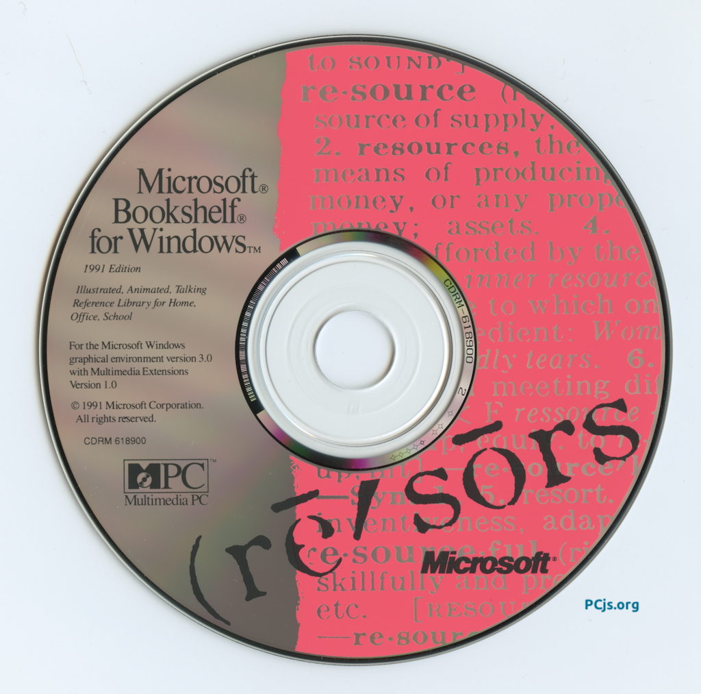 Bookshelf for Windows 1991